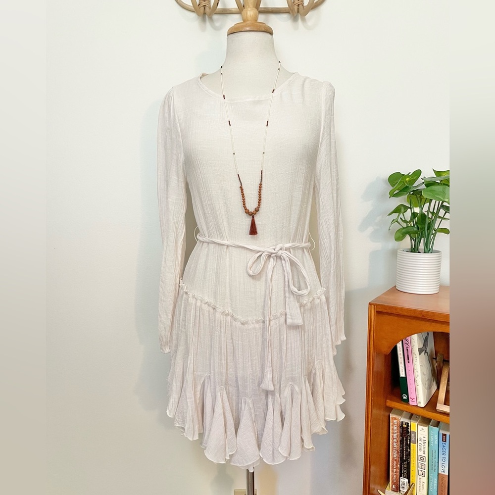 Boho Ruffle Hem Dress